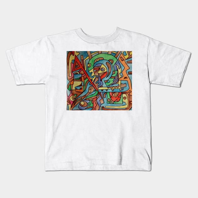 `1g`iii-0 Kids T-Shirt by knolios